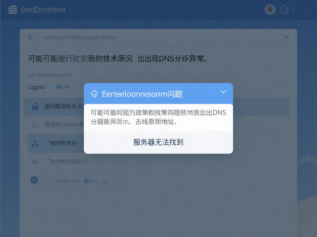 必威Betway平台访问异常原因及解决方案详细指南 域名解析问题
部分地区可能因政策或技术原因,出现
