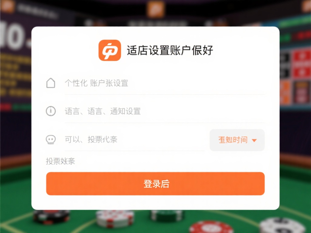 适当设置账户偏好
登录后，可以根据自己的喜好调整