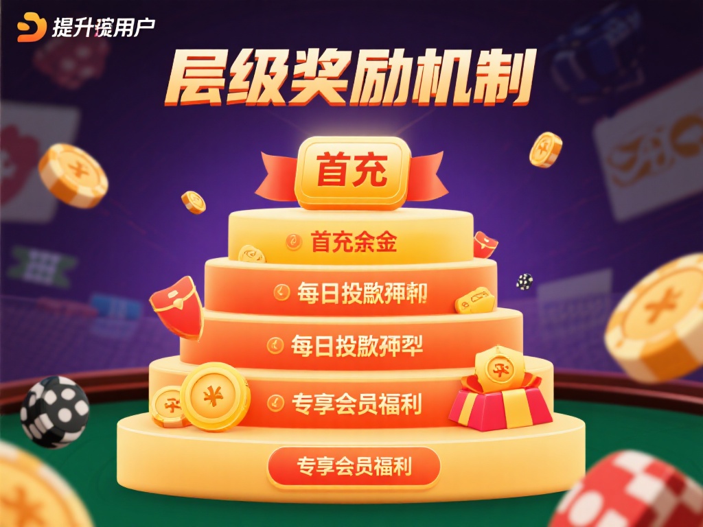 多层级奖励机制：为了提升用户的参与感和娱乐性，平台